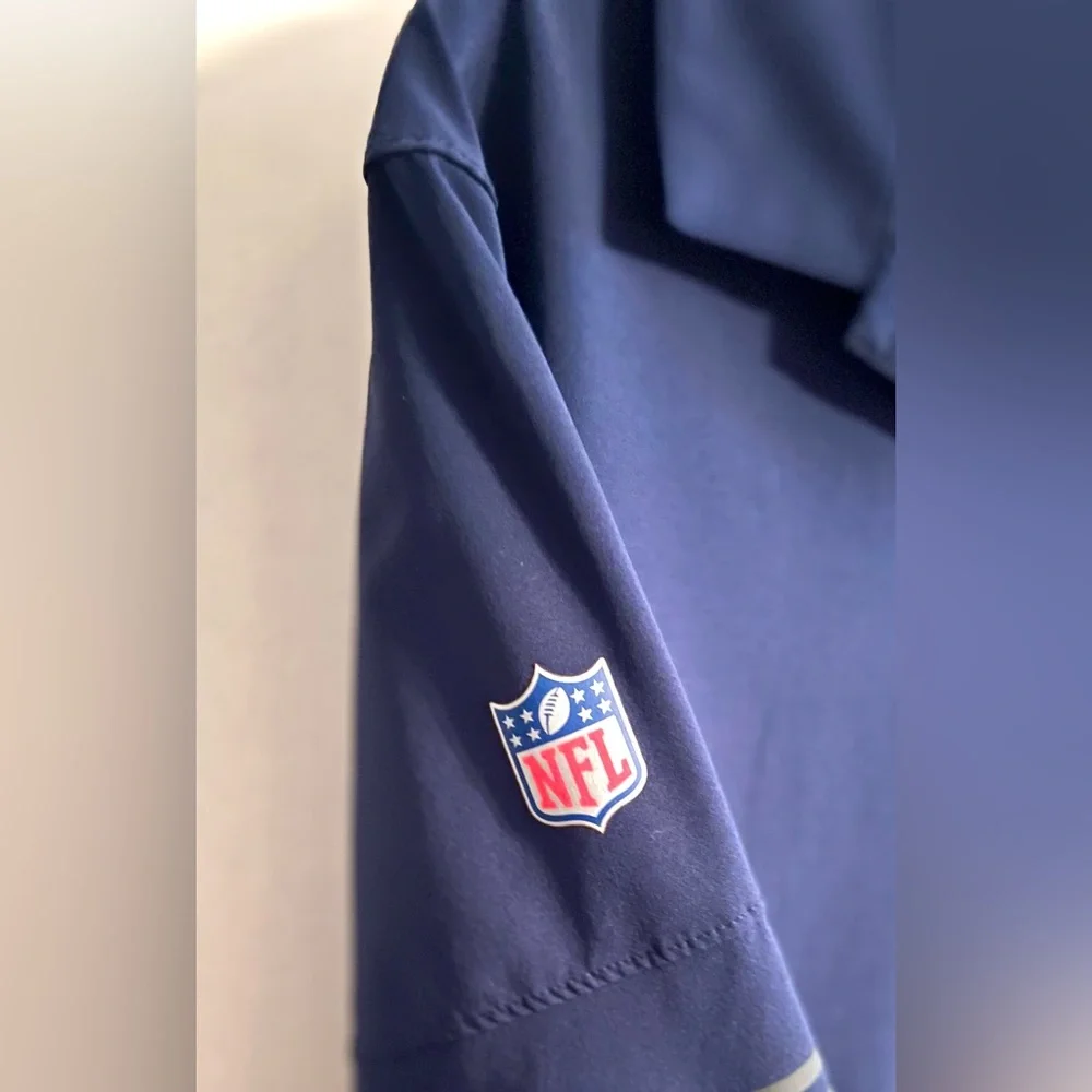 Nike Dallas Cowboy NFL Dri-Fit Polo Shirt-Men’s Navy‎ Size Medium